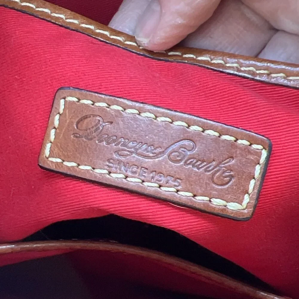 Dooney & Bourke Pebble Grain Small Lexington Tote - Mustard - Authentic - Picture 13 of 15